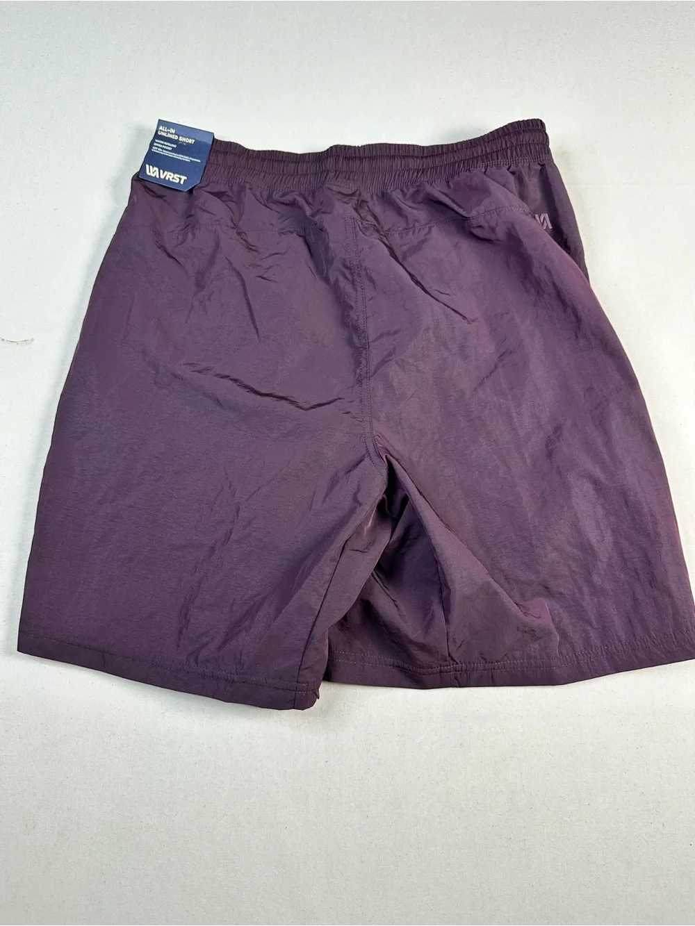 Men's Athletic Shorts — Deep Plum Performance Small
